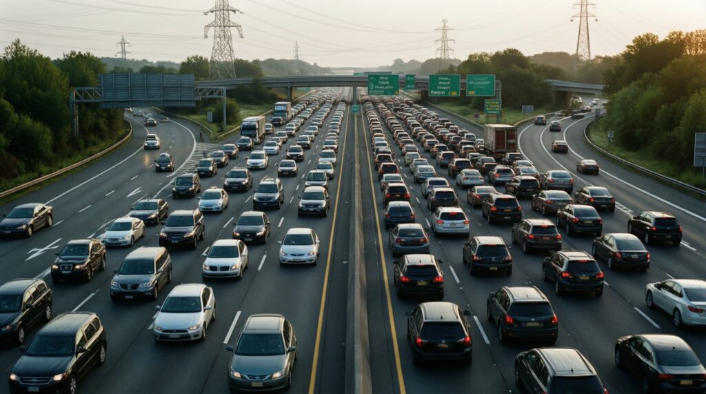 Репортаж с места: один день в ключевой точке событий (порт/стройка/трасса/курорт) - иллюстрация