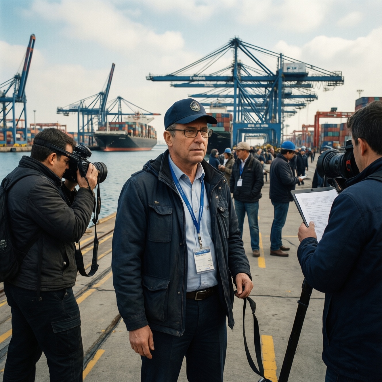 Репортаж с места: один день в ключевой точке событий — порт, стройка, трасса или курорт