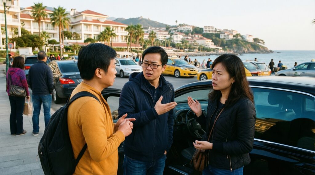 Туристический сезон: загрузка курортов, бронирования, транспорт и сервис на местах - иллюстрация