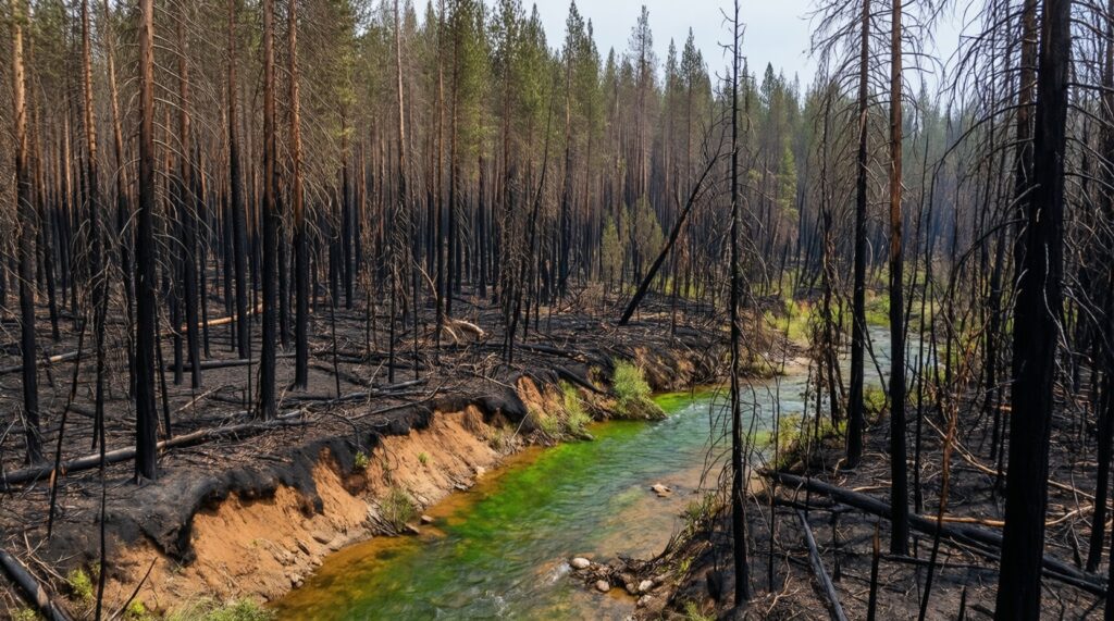 Экология и природа: пожароопасная обстановка, загрязнения, состояние водоёмов и лесов - иллюстрация