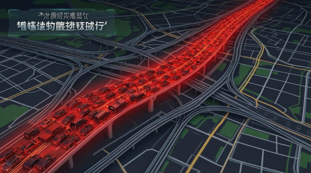 Ситуация на дорогах сегодня: пробки, ремонты, перекрытия и альтернативные маршруты - иллюстрация