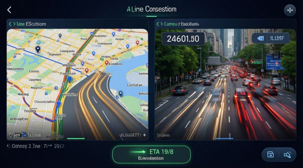 Ситуация на дорогах: пробки, перекрытия, ремонты и альтернативные маршруты - иллюстрация